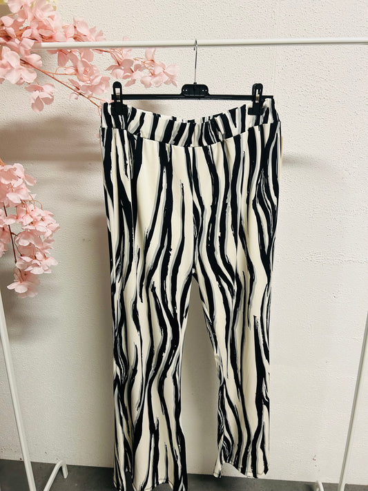 Zebra flaired plussize