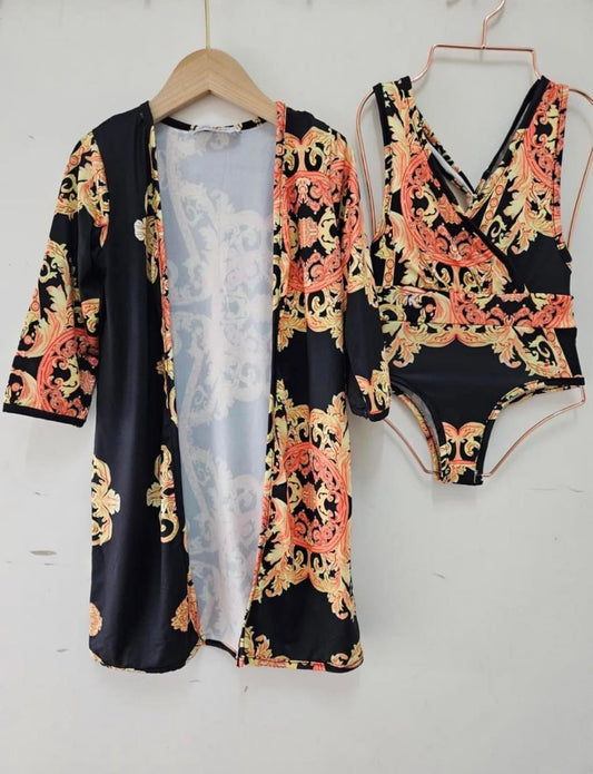 Kimono swimming set