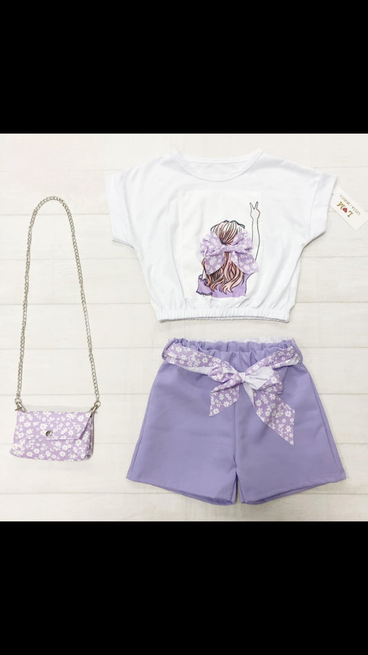 Purple flower princess